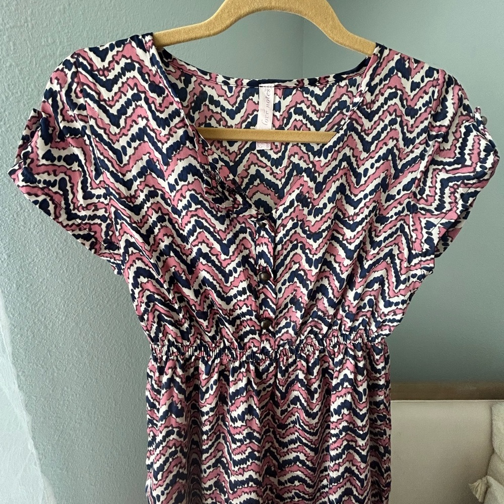 Satin Short Sleeved Dress